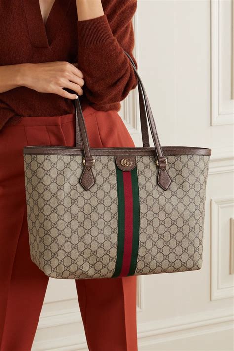 gucci cancas bag|gucci canvas tote bag free.